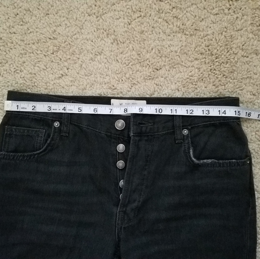 Free People Distressed Black jeans - Picture 6 of 9